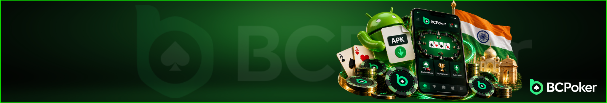 BCPoker India APK download banner